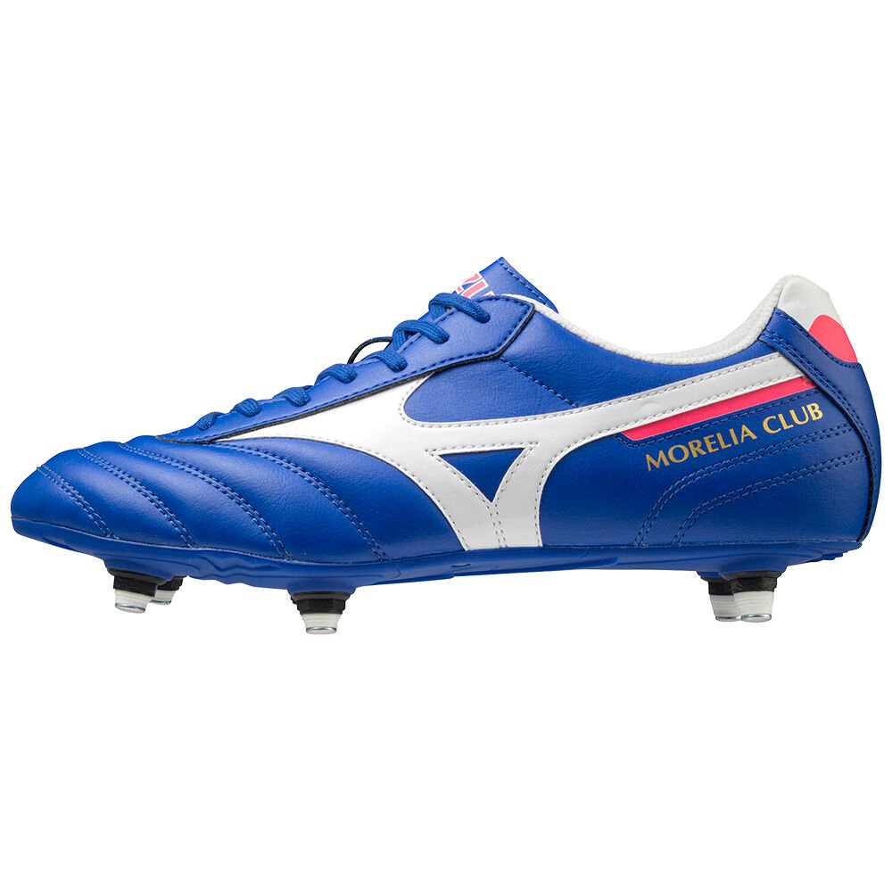 Scarpe Calcio Mizuno Morelia II Club SI Donna - Blu/Bianche - 75428-EHIO